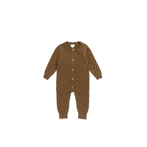 Emily Knitted Onepiece - Mushroom Bronze Marle – Jamie Kay USA