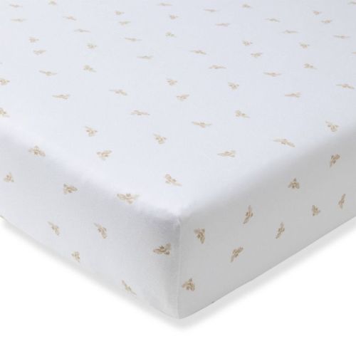 Burt's Bees Baby® Organic Fitted Crib Sheet - Golden Bee Ranunculus