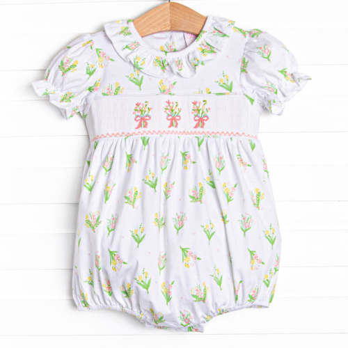 Springtime Bundles Smocked Bubble, Pink
–
Stitchy Fish