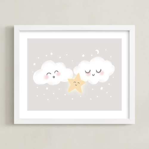 stellina Open Edition Children's Art Print by chocomocacino