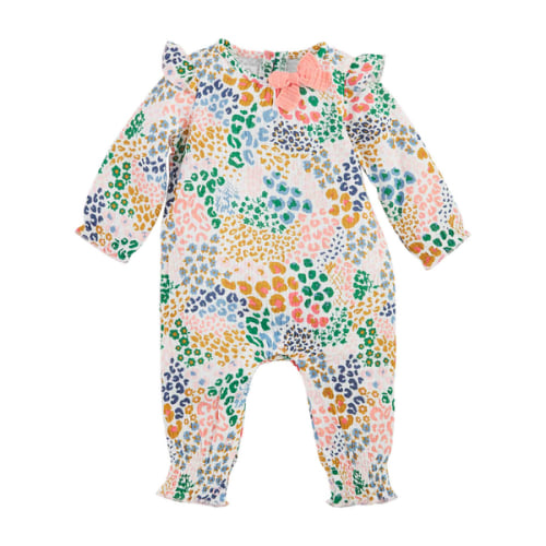 Rainbow Leopard Baby Bodysuit | Mud Pie
