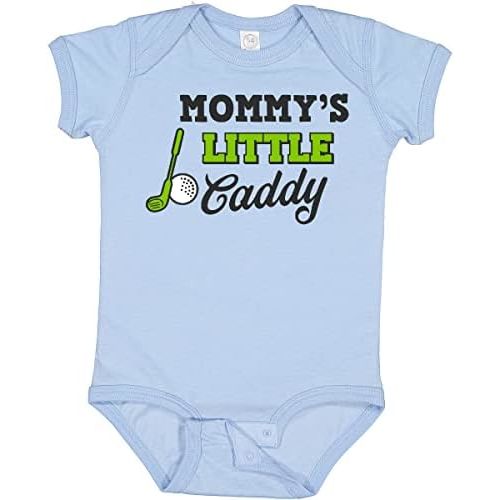 inktastic Mommys Little Caddy with Golf Club and Ball Baby Bodysuit