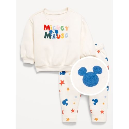Disney© Crew-Neck Sweatshirt and Sweatpants Set for Baby