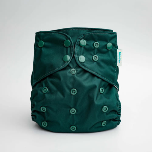 Solid Color: Essentials Pocket Cloth Diaper with Athletic Wicking Jersey, Grows with your Baby