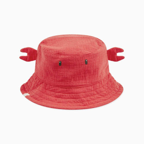 Crab Bucket Hat Salmon / 0 - 3 M