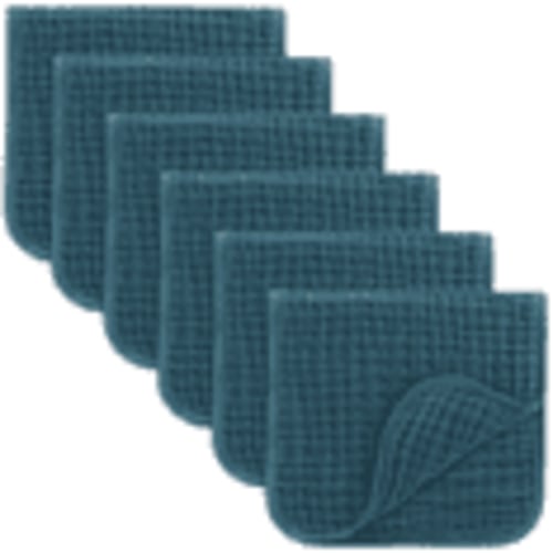 Comfy Cubs Muslin Burp Cloths - Large 100% Cotton Washcloths, 6 Layers (Neptune, 6-Pack, 20"X10")