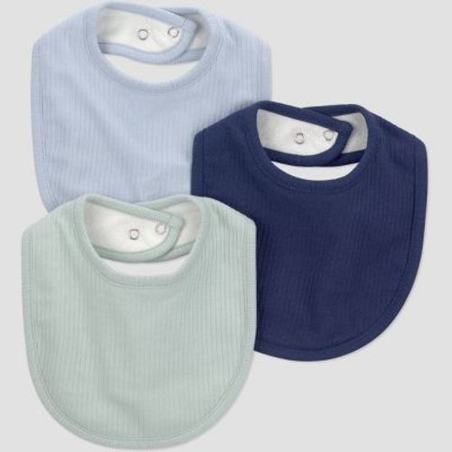 Carter's Just One You® Baby Boys' 3pk Bibs - Green/Blue