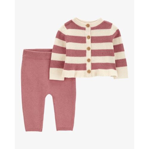 Baby 2-Piece Striped Cardigan & Pant Set - Carter's | Carter's