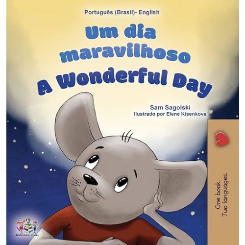 A Wonderful Day (Brazilian Portuguese English Bilingual Book for Kids) (Portuguese English Bilingual Collection - Brazil) (Portuguese Edition) Hardcover – Large Print, August 6, 2022