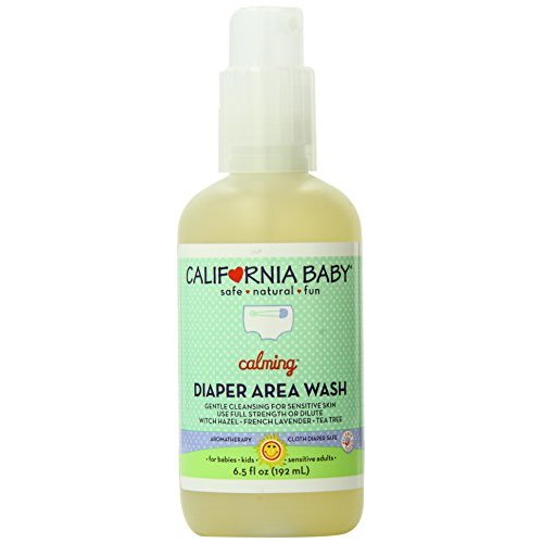 California Baby Calming Diaper Area Wash/Spray (6.5 oz.) Gentle Intimate Spray Cleaning |Gently Cleans and soothese | Calming, Alcohol-Free