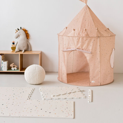 3 Sprouts EVA Foam Mat - Terrazzo Cream