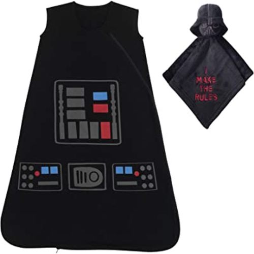 Lambs & Ivy Star Wars Darth Vader Wearable Blanket & Lovey Baby Gift Set - 2pc