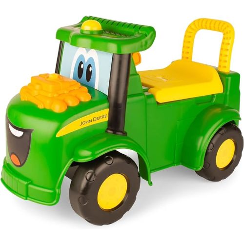 John Deere Johnny Tractor Ride-On Toy — Includes Lights and Sounds — John Deere Tractor Toys — Kids Farm Toys for 12 Months and Up