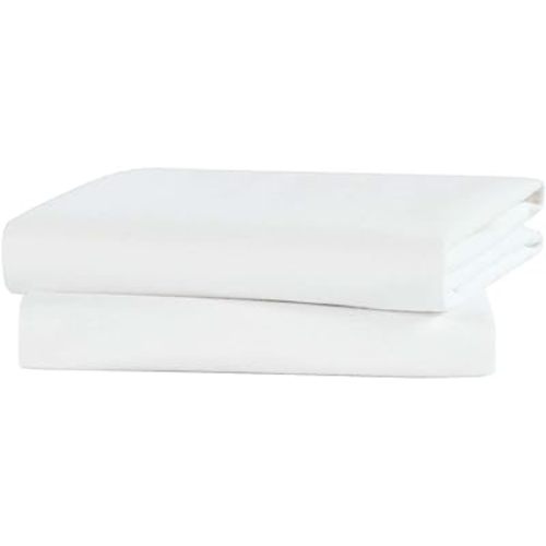 Flannel Crib Protector Pad，100％ Waterproof Mattress Protector Pad, One Size, 27" X 39", 2Pack