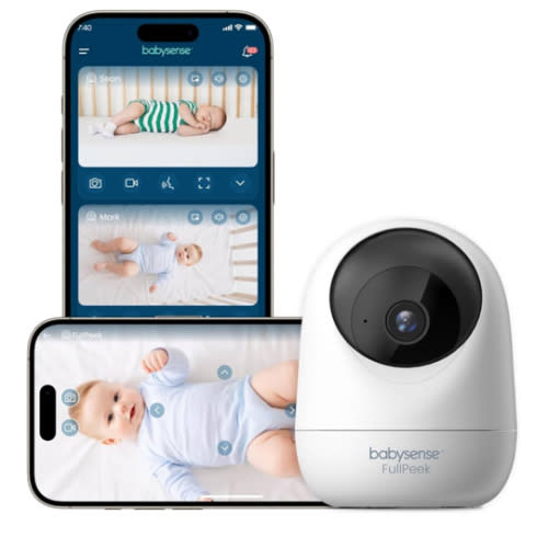 Babysense FullPeek Smart WiFi Baby Monitor with 3MP Super HD Camera