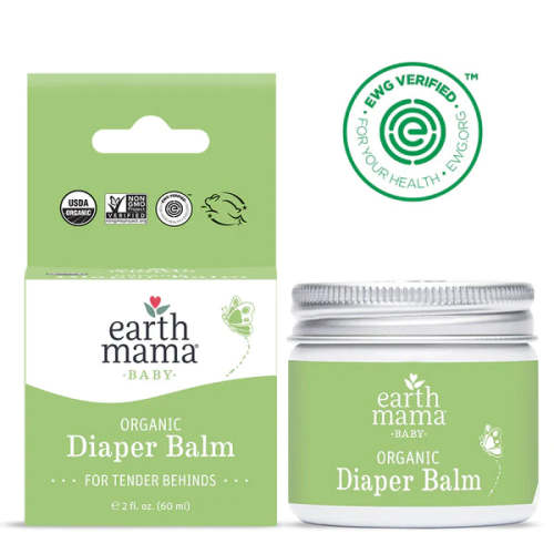Earth Mama Organic Diaper Balm (60ml) - Natural Diaper Rash Solution