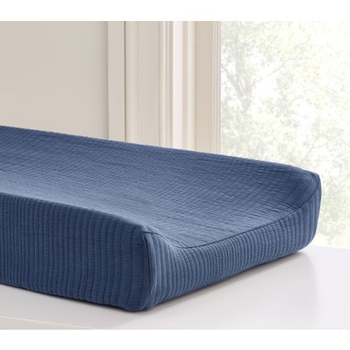 west elm x pbk Organic Matelasse Changing Pad Cover