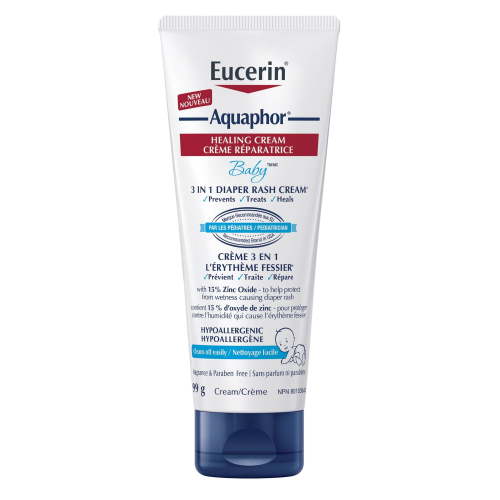 Crème pour l’érythème fessier Aquaphor Baby d’Eucerin pour la peau sensible de bébé 99g
