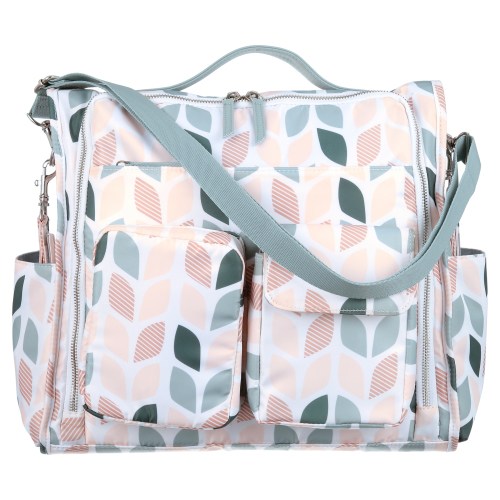 MoDRN Nylon Convertible Diaper Bag Backpack, Floral