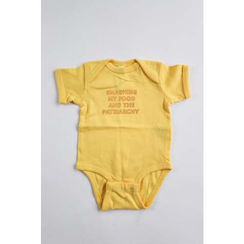Smashing My Food and the Patriarchy Baby Onesie