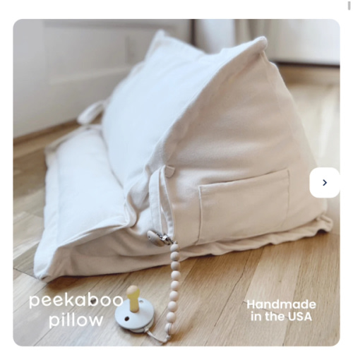 Peekaboo Pillow™ Official Site - Organic Infant Lap Pillow