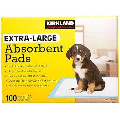 UnbrandedX Kirkland Signature Extra-Large Absorbent Pads, 30 in L X 23 in W, 100-count