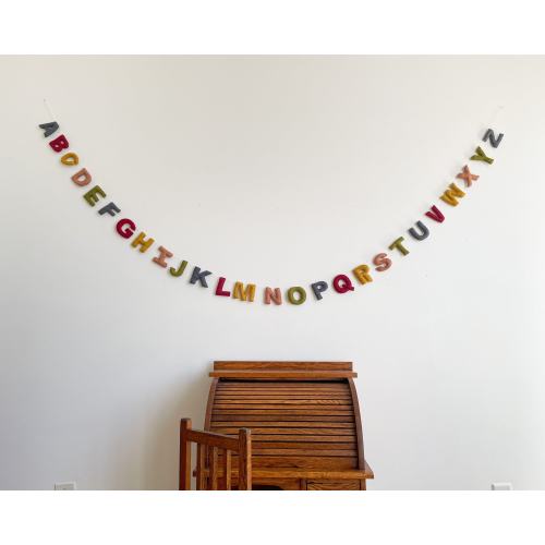 Alphabet Garland Felt | ABC Garland | Kids Christmas Present