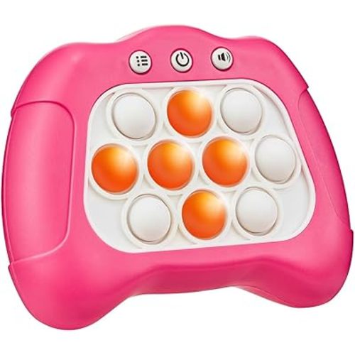Fast Push Game,4 Mode,Sensory Toys,Fast Puzzle Game,ADHD,Pop Fidget Toys for Kids Age 6-12,Birthday Gifts for Girls and Boys (Pink)