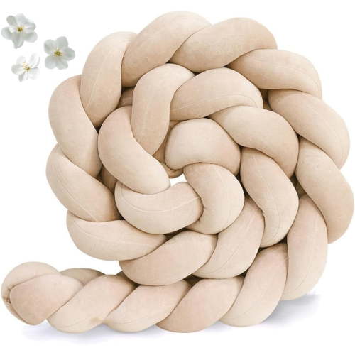 Multi -Purpose Knot Pillow, Knot Pillows Round Changeability for Use On Cradles, Machine Washable Mix Colours
