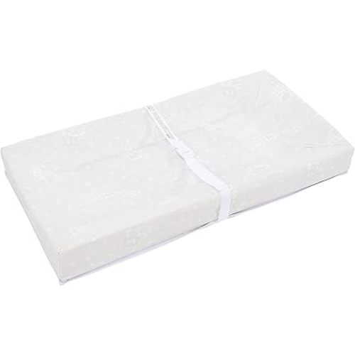 LA Baby 4 Sided Waterproof Diaper Changing Pad, 32" with Easy to Clean Savannah Print Cover - Made in USA. Non-Skid Bottom, Safety Strap, Fits All Standard Changing Tables/Dresser Tops