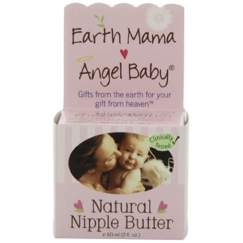 Earth Mama Angel Baby Natural Nipple Butter - 2 Ounce Jar