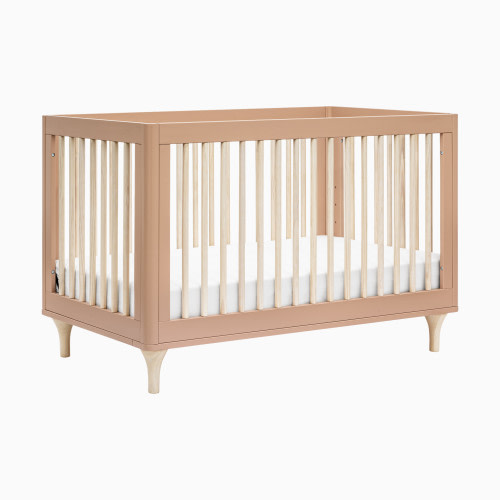 babyletto Lolly 3-in-1 Convertible Crib with Toddler Bed Conversion Kit - Canyon/Washed Natural