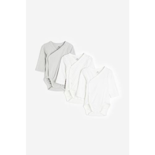 3-pack Long-sleeved Bodysuits