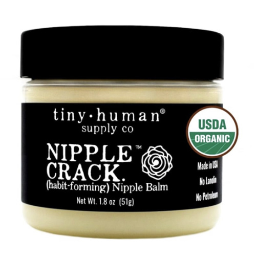 Organic Nipple Cream, Nipple Crack Lanolin Free Nipple Butter, Balm for Breastfeeding Mother, No Need to Wash Off, Safe for Baby and Mama