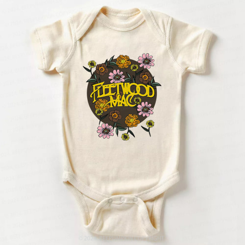 Handmade Rock n Roll Music Band Bodysuit For Baby 8