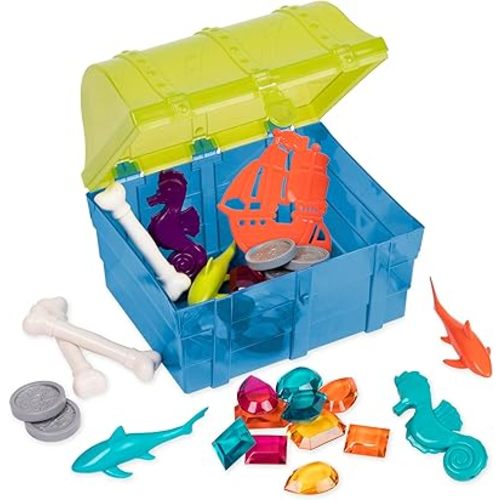 Battat – Diving Game For Kids – Water & Pool Toys – Pirate Treasure Chest – Summer Beach Toys – Pirate Diving Set – 8 Years + (28 Pcs)