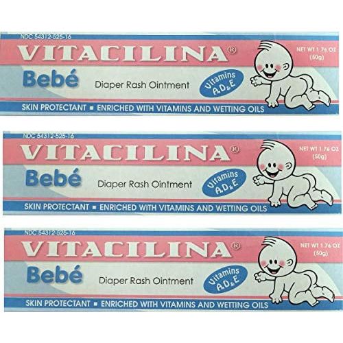 Vitacilina Bebe Diaper Rash Ointment 1.76 oz. (3 Pack) (3)