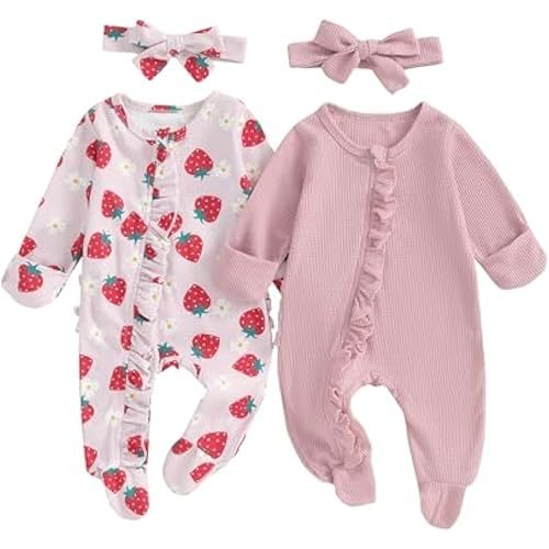 NEWBORN FOOTIE PJS