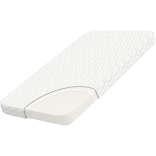 WELLZEE Rectangle Bassinet Mattress 28"x15", Comfy & Supportive Baby Mattress, Fit for Chicco LullaGo Anywhere Portable, Simmons Kids Twin, Simmons Kids by The Bed City Sleeper Bassinet