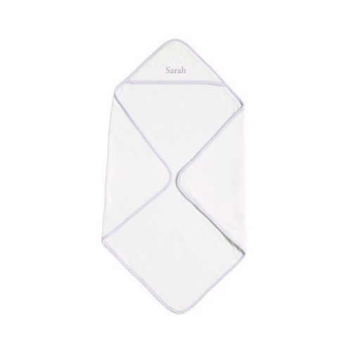 Gingham Baby Hooded Towel