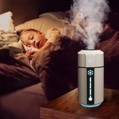 BOBOMOTI Humidifier for Room Baby Top Fill Cool Mist Humidifier Ultra Quiet Humidistat Essential Oil Diffuser Clearance