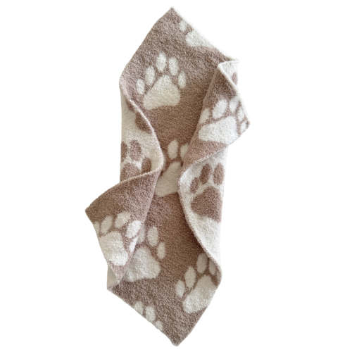Phufy® Bliss Mini Blanket, Cocoa Bear Paw