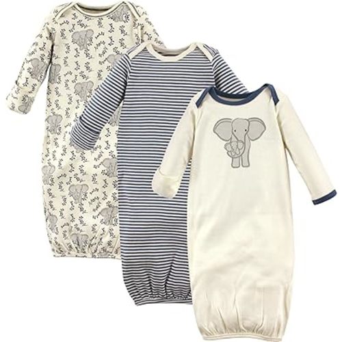 Touched by Nature Unisex Baby Organic Cotton Gowns