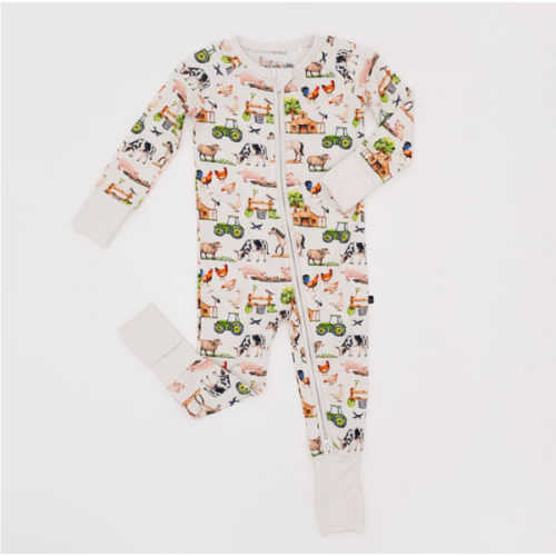 ZIP JAMMIES - FARM LIFE