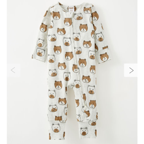 The Billie Long Sleeve Zip Romper