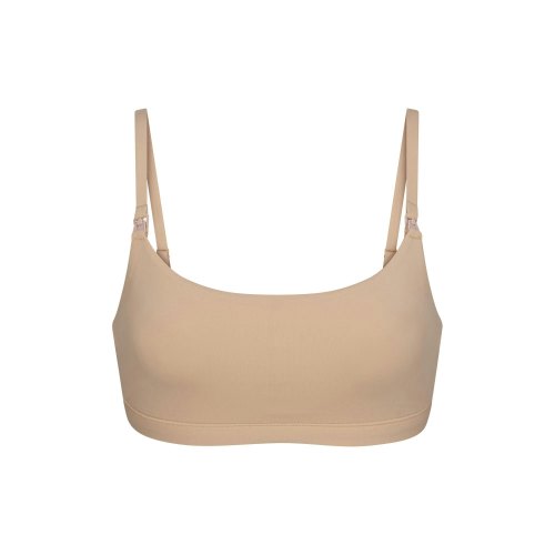 FITS EVERYBODY MATERNITY PUMPING SCOOP BRALETTE | CLAY | SKIMS