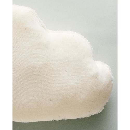 CHILDREN’S FAUX FUR MUSLIN CLOUD THROW PILLOW