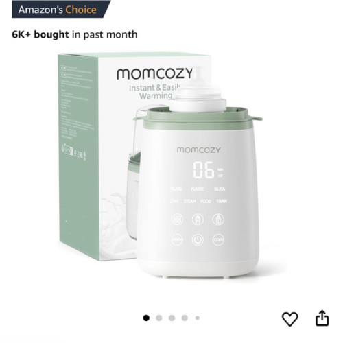 Momcozy Bottle Warmer, Fast Bottle Warmers for All Bottles with Timer, Accurate Temperature Control and Automatic Shut-Off, Multifunctional Bottle Warmer for Breastmilk