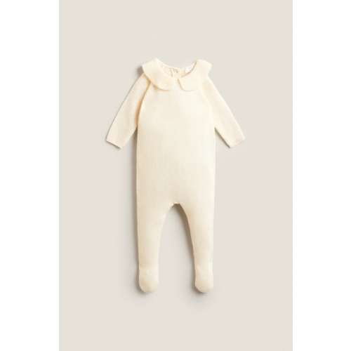 CASHMERE BABY ROMPER - 3-6M