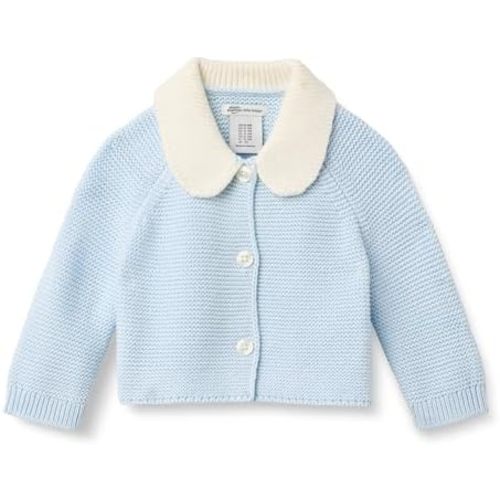 Amazon Essentials x Sofia Grainge Unisex Toddlers and Babies' Peter Pan Collar Sweater Jacket